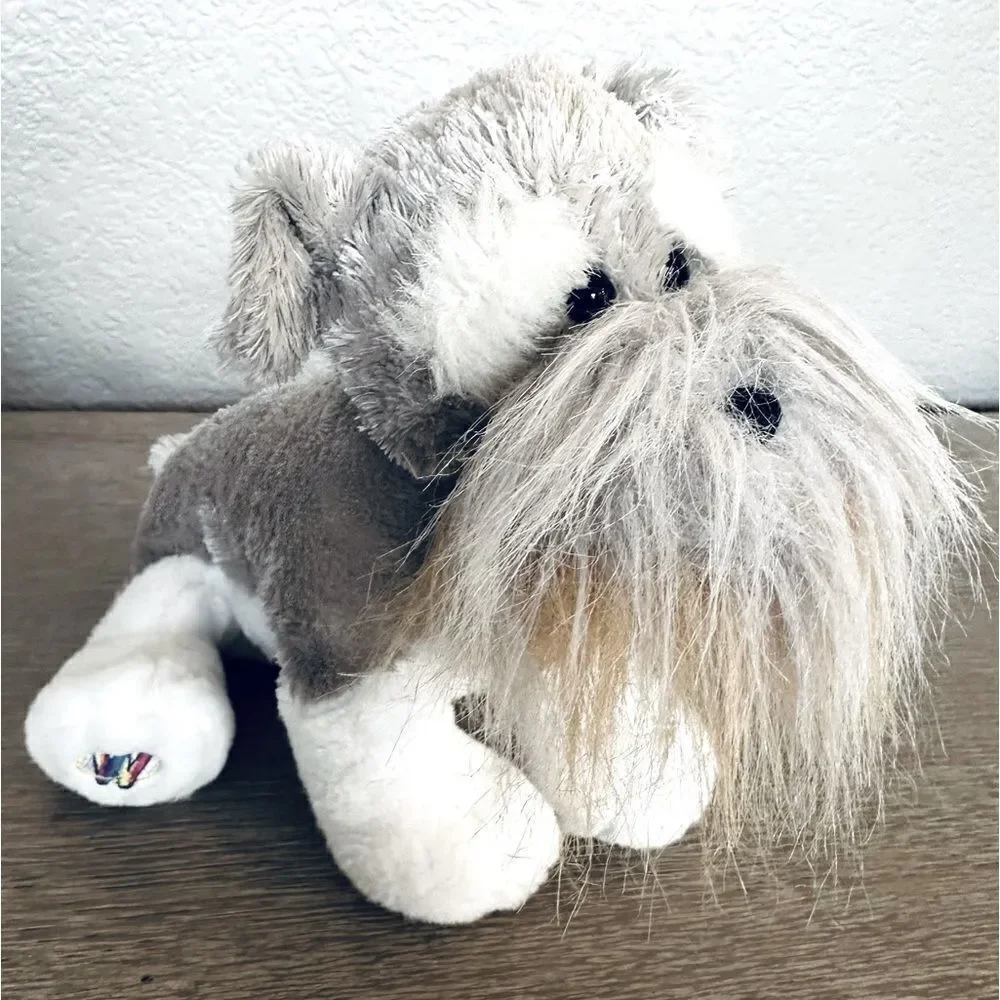 Plush Schnauzer Dog Ganz Stuffed Animal Toy